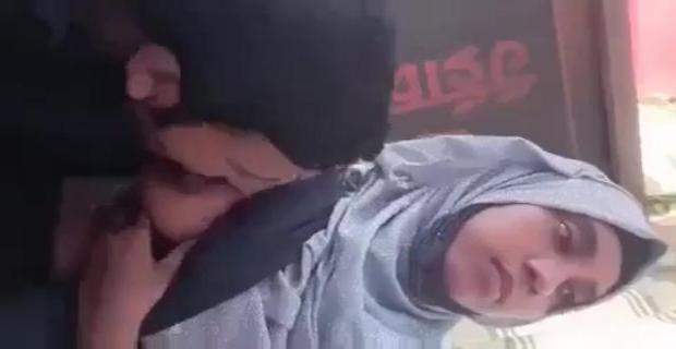 Hot Sania Hijab Girl Boob Sucking Viral